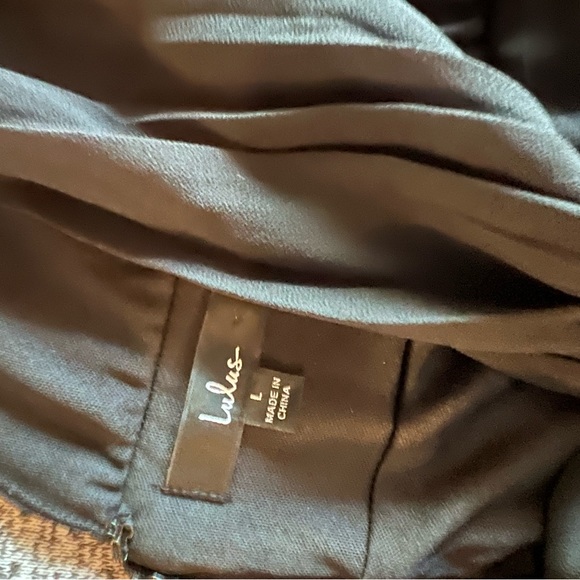 Lulus - Heavenly Hues Black Evening Dress (like new) - Picture 7 of 7